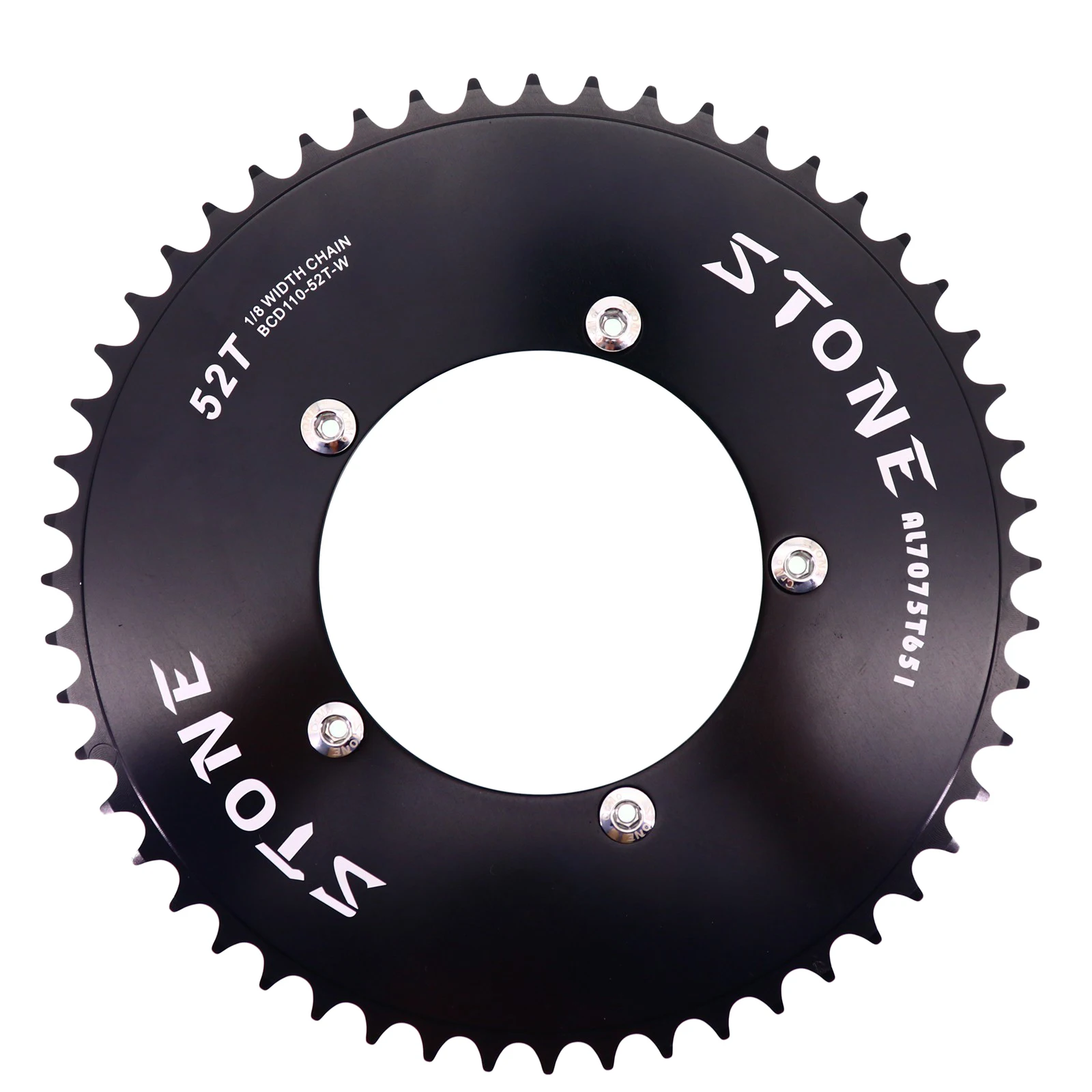 Stone chainring 110 BCD fixed gear fixie Round  42T 46T 48T 50T 52t 54 57T 58t 59T 60t tooth  110bcd Chainwheel track bike