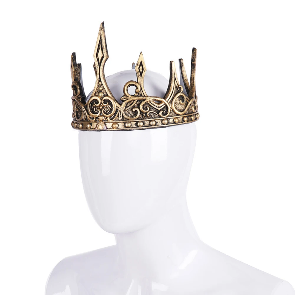 

Hair Accessories Vintage Royal Queen King Tiaras Ancient Headdress Medieval Men Royal King Tiaras Crown