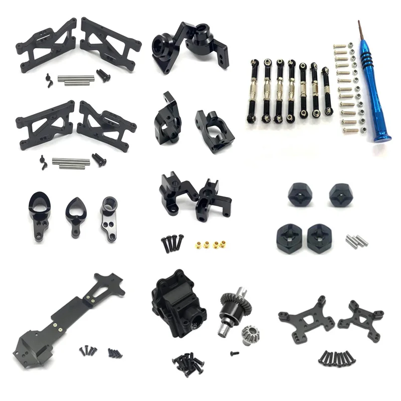 WLtoys 144001 обновленные металлические запасные части для автомобилей на