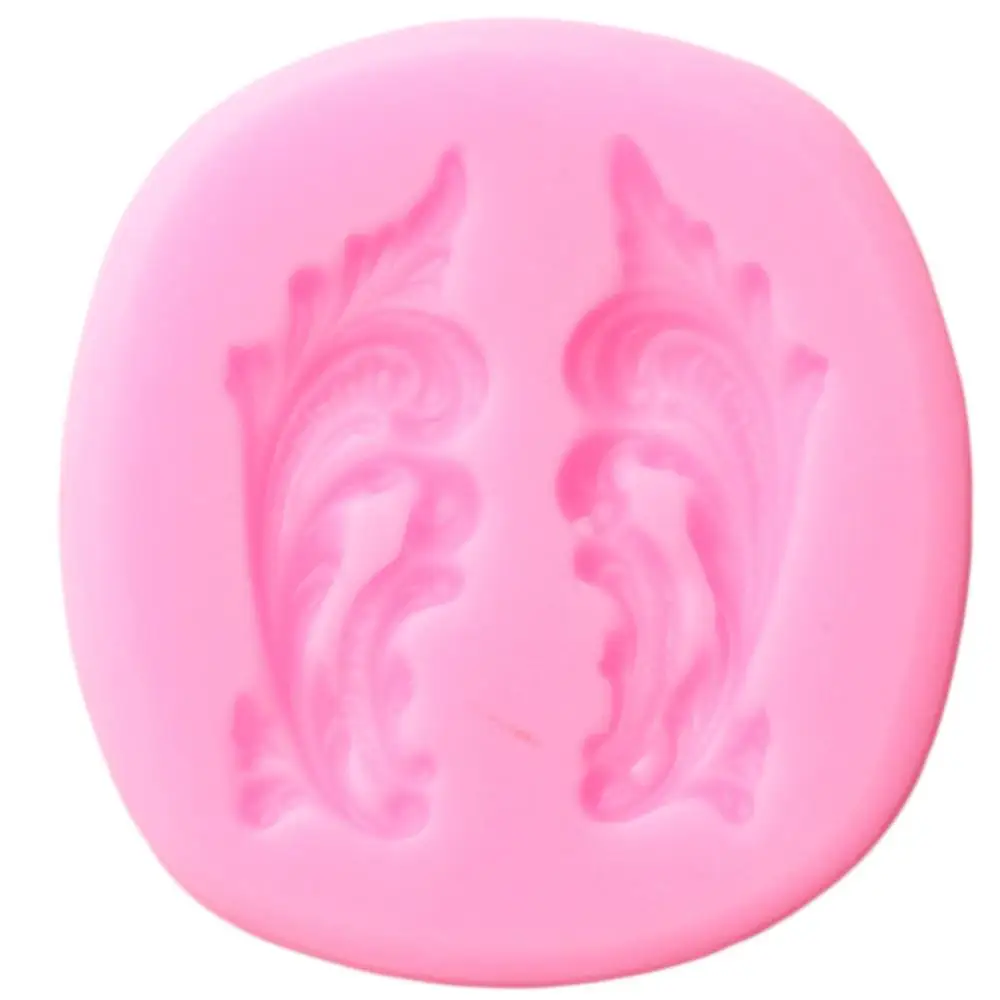 Свиток листья границы силиконовые формы рельеф листьев кекс Топпер инструменты