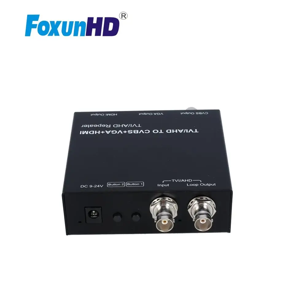 Преобразователь TVI/AHD/CVI/CVBC на HDMI/CVBS/VGA с видеовыходом поддержка NTSC/PAL TVH2 300 м HDMI