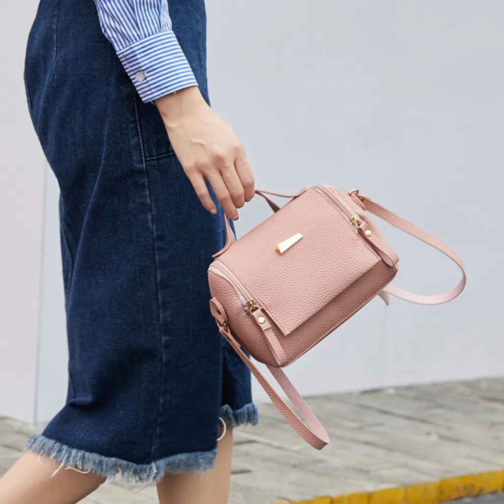 Новая Винтажная женская сумка из искусственной кожи через плечо с клапаном на