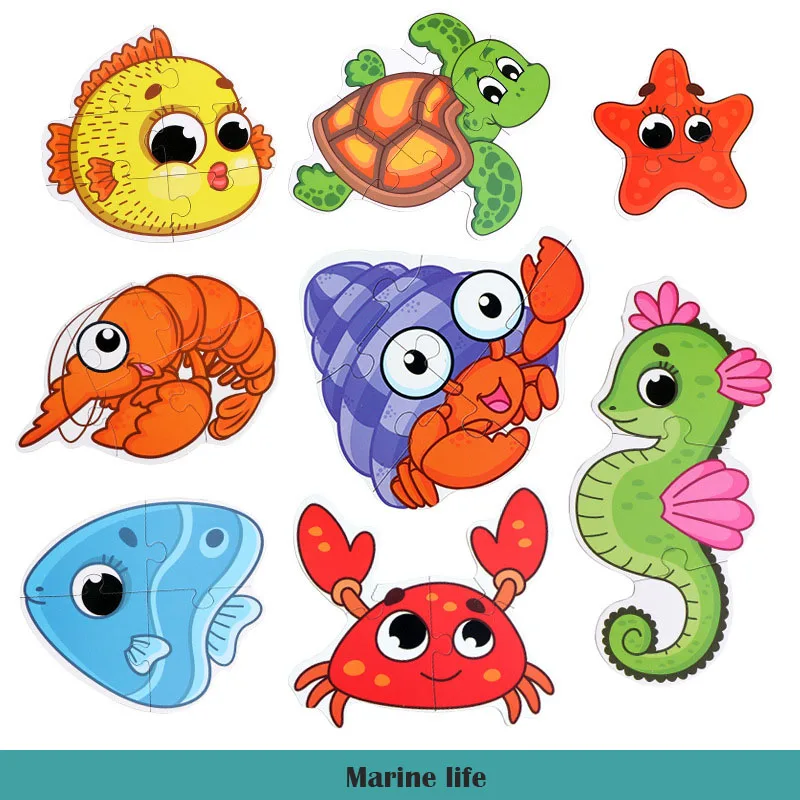 8 в 1 коробка детская игрушка для раннего развития головы обучающая головоломка