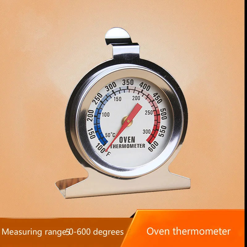 1 Piece Baking Thermometer Cake Oven Thermometer Stainless Steel Sitting 600 Degree Kitchen Cookware Baking Supplies
