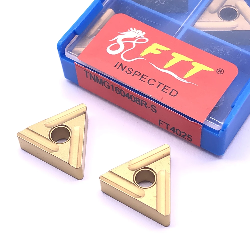 

10pcs TNMG160408 R-S FT4025 High Quality Carbide Inserts External Turning Tool CNC Lathe Cutter Tool Cnc Cutting Tools