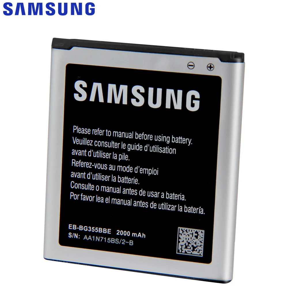 SAMSUNG оригинальный аккумулятор EB-BG355BBE EB-BG355BBC для Samsung GALAXY Core 2 G355H SM-G3556D G355 G3559 G3558 G3556D
