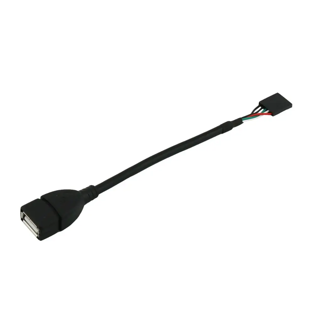 1x10 см USB 2 0 A Разъем Мама к Dupont 5 контактному разъему мама|Компьютерные кабели и