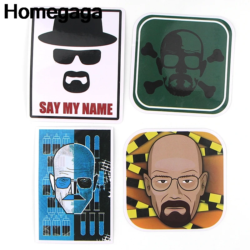 Homegaga 34 шт. разбивая Bad 90s искусство картина из 5 частей стены ноутбук телефон багаж Скрапбукинг альбом наклейки пакеты D2303