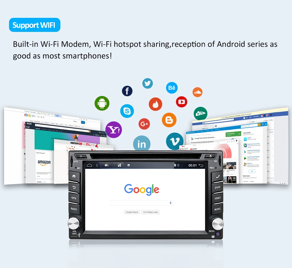 2 din android 9,0 магнитола 8 ядер Универсальный 178*100 мм кассетный плеер рекордер с wifi тыловой камерой SWC Bluetooth