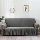 Нескользящий чехол для турецкого дивана с оборками, эластичный чехол для дивана, чехол для защиты стула, чехол для гостиной на 1234 места