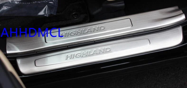 Автомобильная Входная полоса для порогового порога двери Highlander 2009 2010 2011 2012 2013 2014