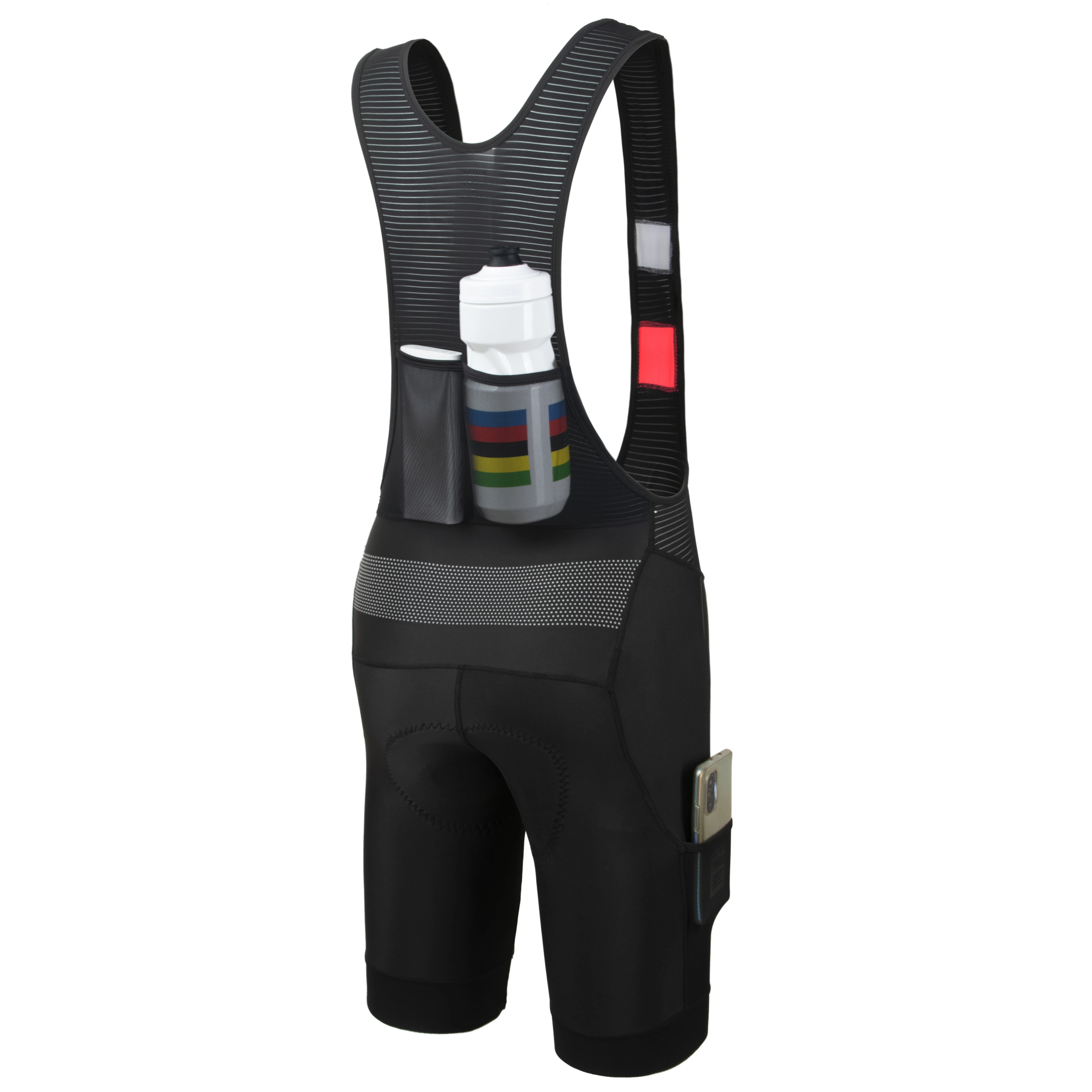 Bib Shorts Cargo Highly Reflective Bicycle Bib Shorts Man