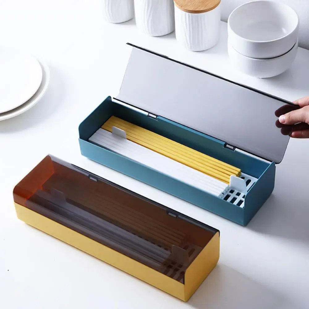 

40% Hot Sales!!! Home Kitchen Dustproof Spoon Fork Chopsticks Storage Box Tableware Draining Rack