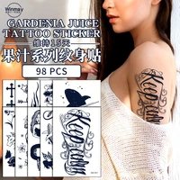 juice ink lasting waterproof temporary tattoo sticker gun elephant dragon deer flash fake tatto body art for men women