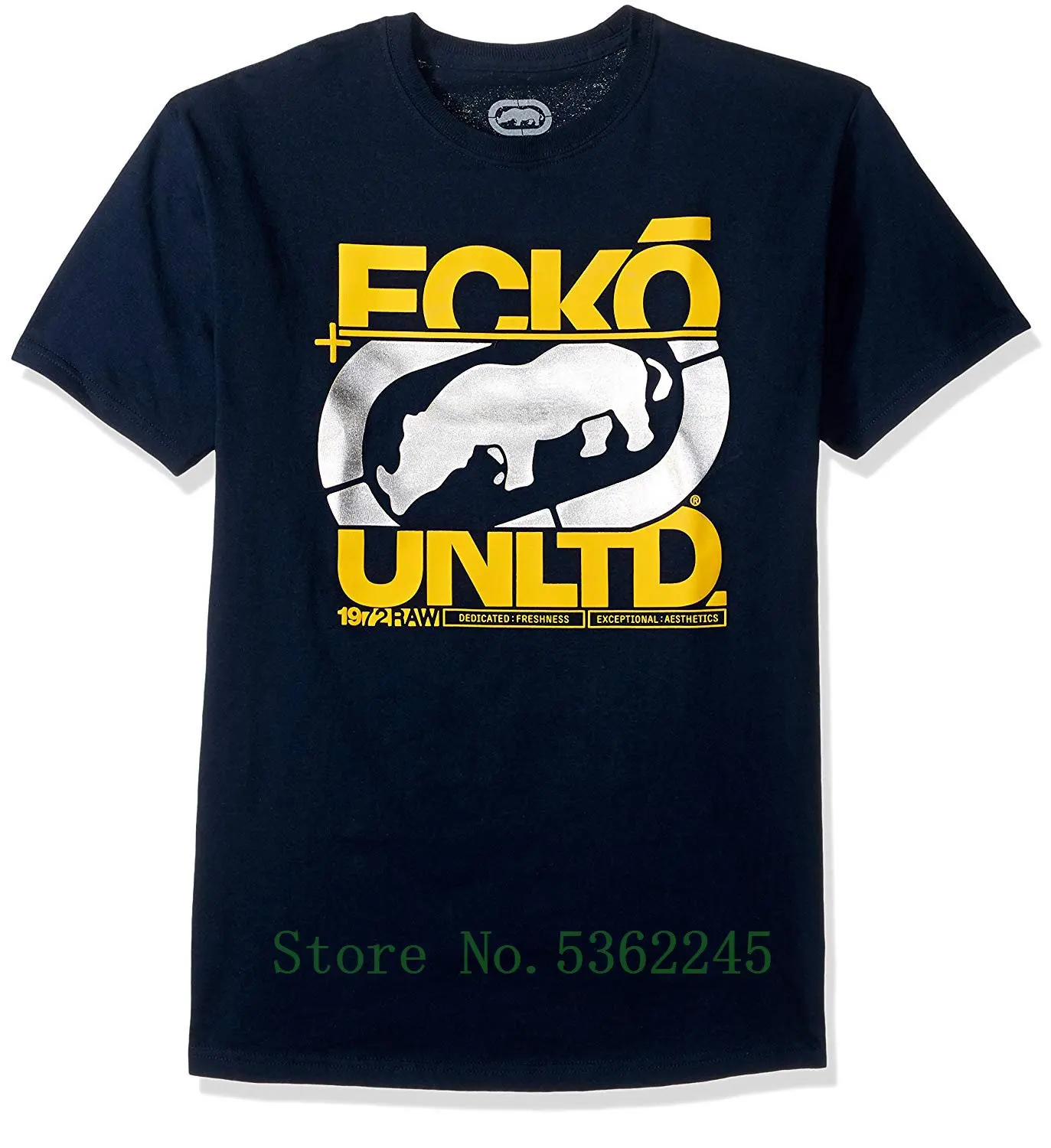 Ecko Unltd. Для Мужчин's в разрезе футболка 100% хлопковые топы Футболка короткий