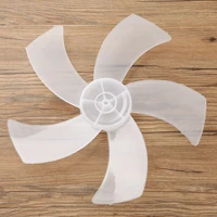 household 5 leave fan blade removable clear plastic electric fanner impeller big wind blade for 1618 inches stand pedestal fan