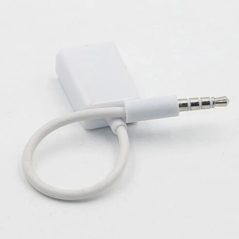 3 5 мм штекер aux аудио разъем к usb 2 0 гнездо преобразователь кабель Автомобильный