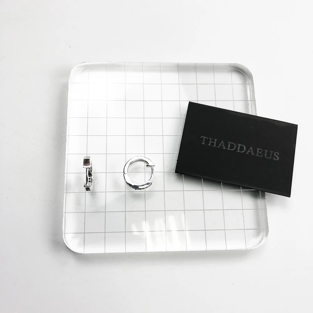 Черные креольские серьги кольца на петлях подарок 2018 из серебра 925 пробы модные