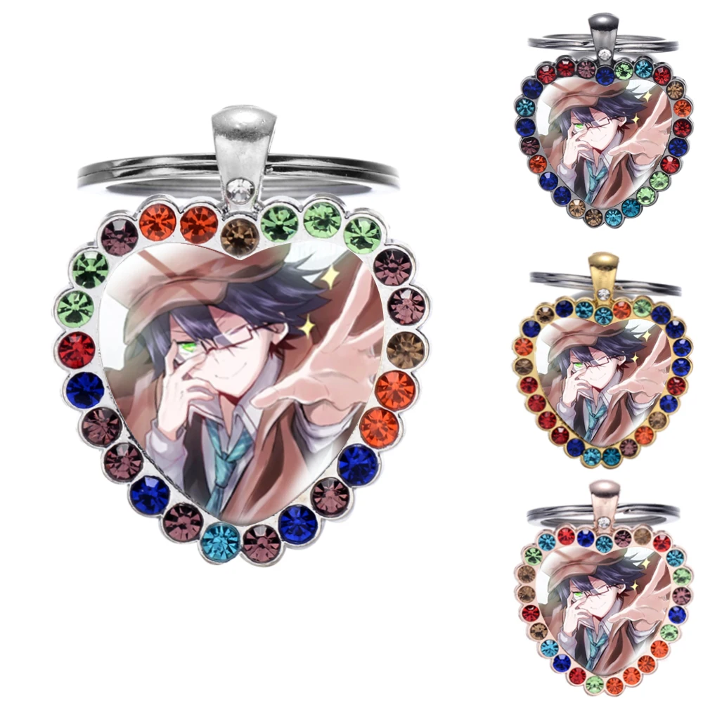 Модный Аниме Bungou бродячие собаки брелок дазай Осаму накахара чуя стеклянный