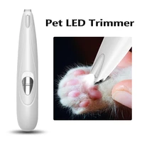 pet trimmer led light pet health care clipper dog cat rabbit animals paw butt face ear hair professional clipper haircutter scis