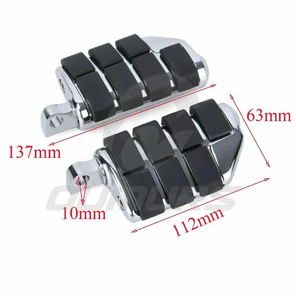 Опорные педали для мотоцикла OUMURS Harley Touring Electra Street Glide Road King Honda CB250 VT1300CTA