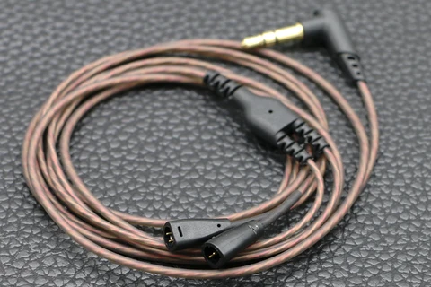Кабель для обновления наушников, аудиокабель 3,5 мм, посеребренный кабель для SENNHEISER ie80/ie80s/ie8/ie8i