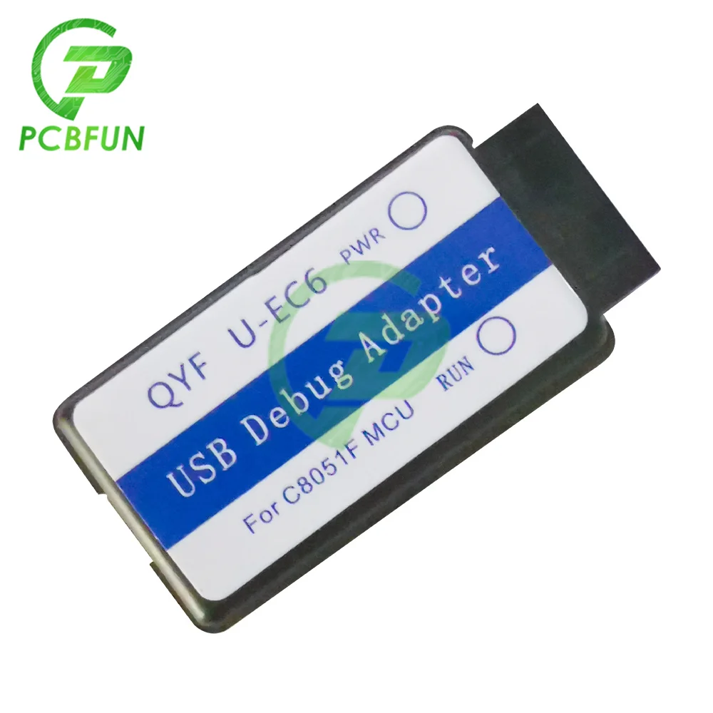 C8051F Эмулятор загрузчика программатор JTAG/C2 U-EC6/EC3 USB отладочный адаптер 3 V-5V C8051F00