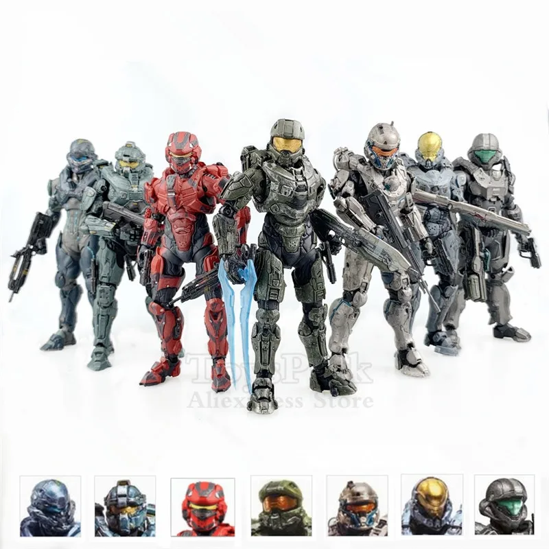 Оригинальная экшн фигурка игрушки Mcfarlane Halo Series 5 &quot Спартанский солдат Локке Фред