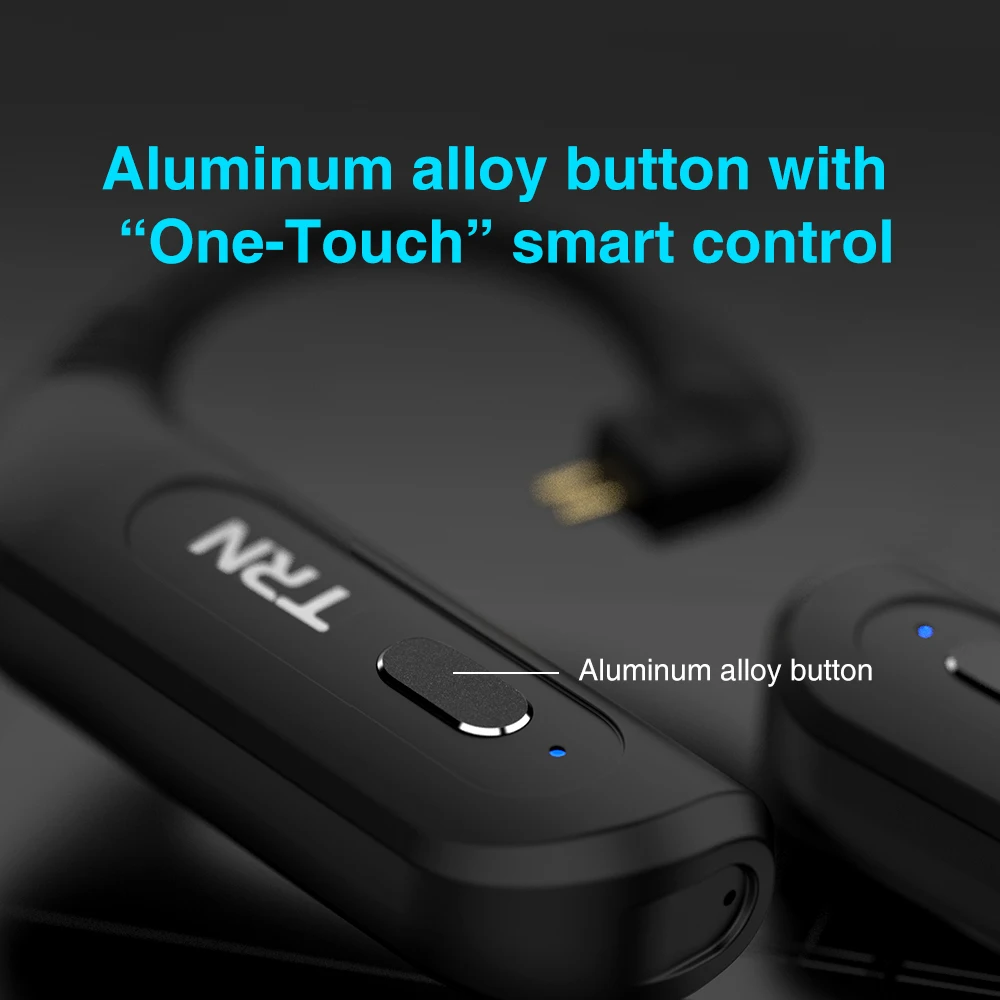 TRN BT20S PRO Bluetooth 5.0 Ear Hook MMCX/2Pin Earphone Adapter With QCC3020 Chip For ST-10S/ZAX/ASF/ASX/VX/CA16/C10 | Электроника