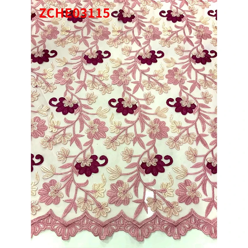 Кассиновая африканская фототкань с цветочным орнаментом для свадебного платья