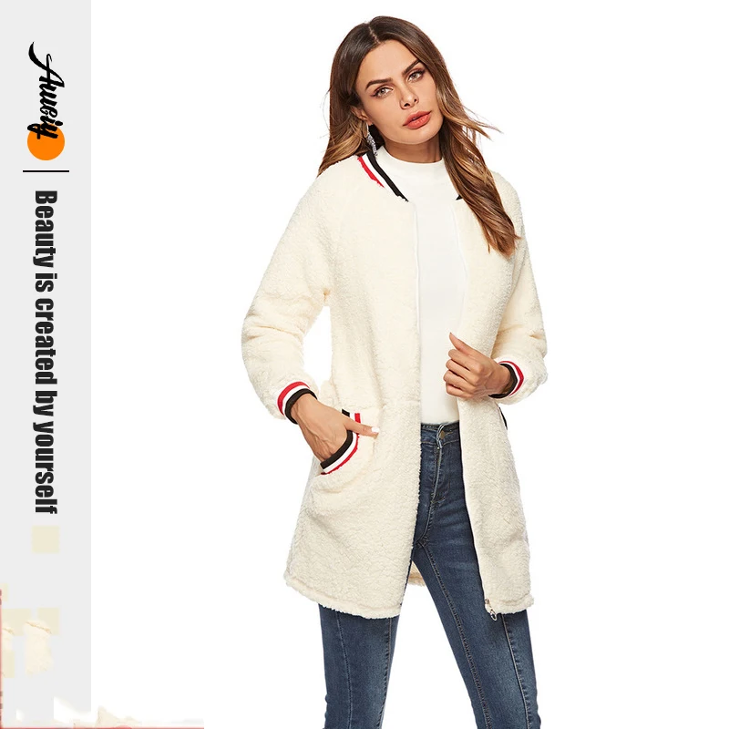 Осень Зима 2019 пальто женское длинное с пышными рукавами женская одежда Manteau Za Femme