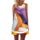KYKU разноцветное платье для маленьких детей; Женская обувь в стиле хип-хоп вечерние уличная майка женская одежда Новые Летние красивые Femme
