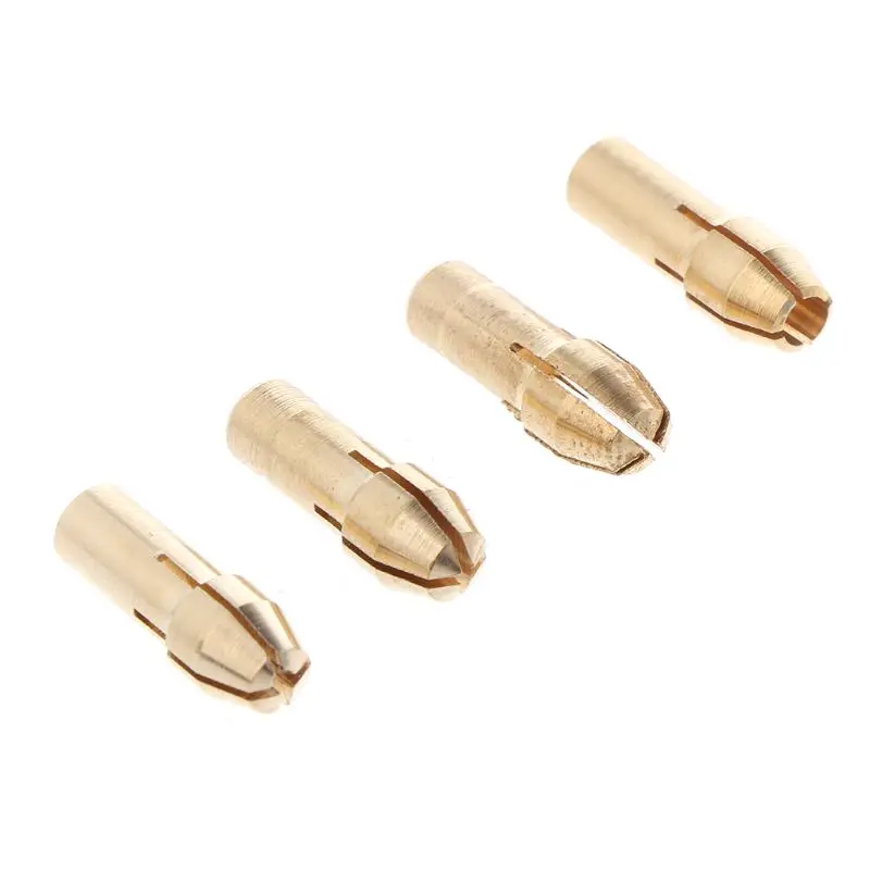 

Multipurpose Needle File Handle Kit With 4 Brass Chucks For Hand Hobby Metal Glass Stone Wood Carving