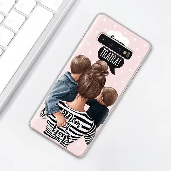 H07 Черный чехол для телефона с изображением мамы и королевы для samsung Galaxy S10e S10 Plus S7 S8 S9 Plus Note 8 9 10 Plus S10 5G жесткий чехол - Цвет: H07
