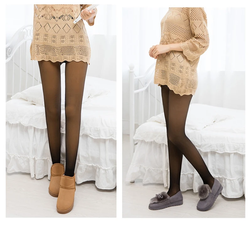 

Sexy Women Girl Warm Long Stocking Tights Autumn Winter Nylon High Stretch Solid Color Pantyhose Casual Female Slim Medias 2020
