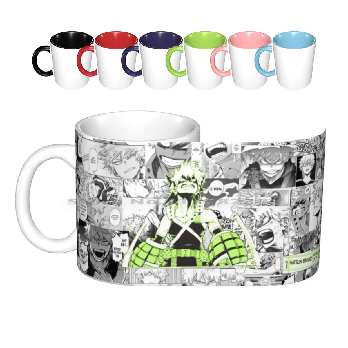 

King Explosion Murder Ceramic Mugs Coffee Cups Milk Tea Mug Bakugo Katsuki Katsuki Bakugo Bakugou Katsuki Katsuki Bakugou