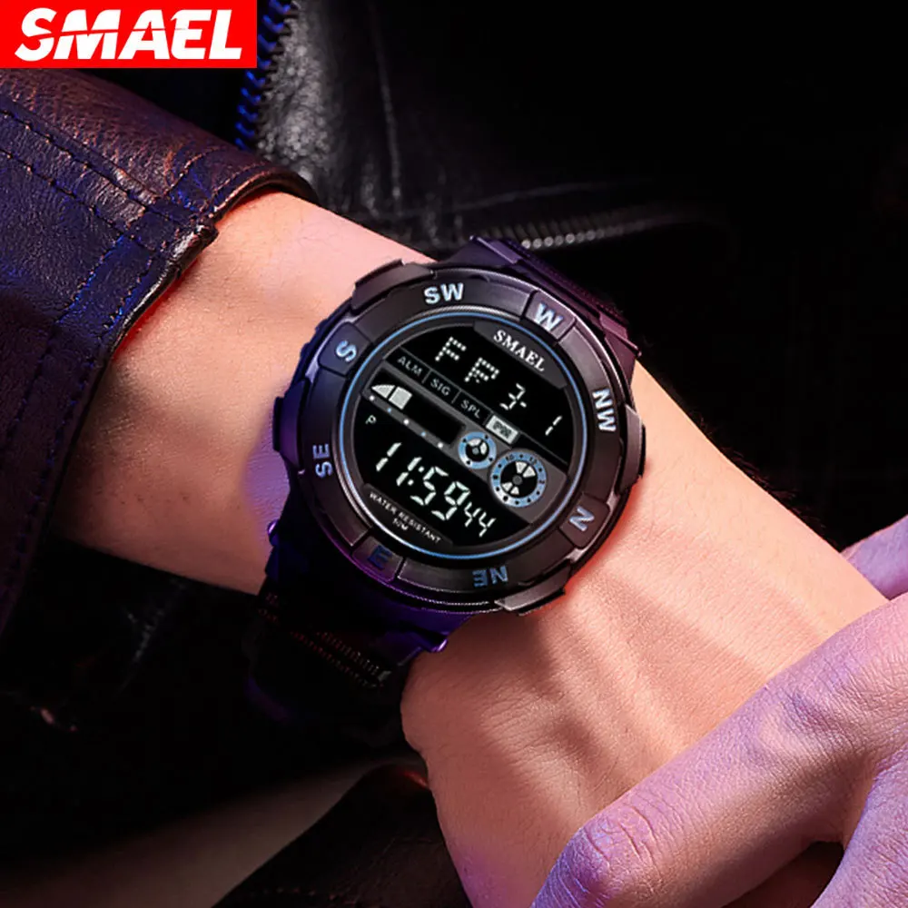 

New Watch Men's Outdoor Sports Waterproof Personality Fashion Digital Display Electronic Watch sports watch