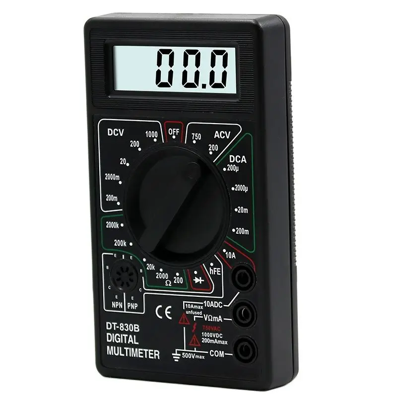 1SET LCD Digital Multimeter AC/DC 750/1000V Mini probe For Voltmeter Ammeter Ohm Tester Meter Voltage Current | Инструменты