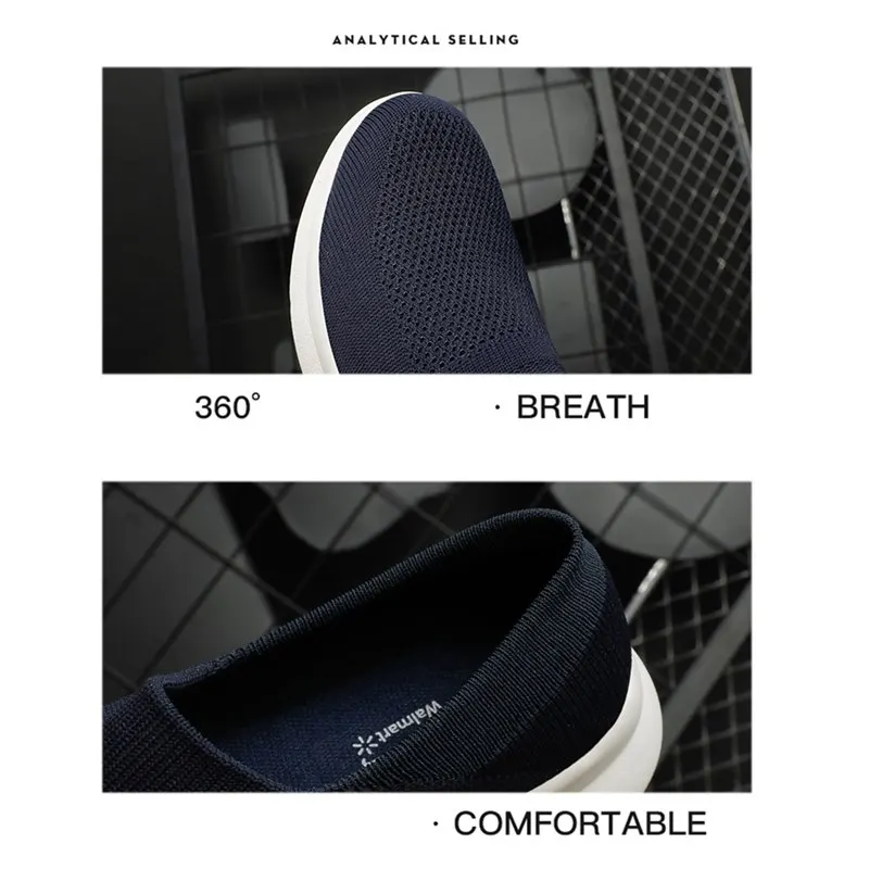 

Lightweight Running Shoes For Woman Men Comfortable Casual Shoes Breathable Men's Mesh Sneakers Slip-On Male Walk Shoes