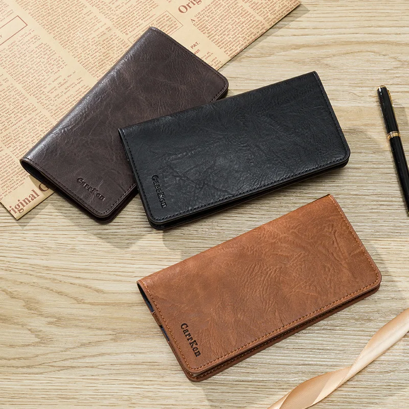 Новый мужской кошелек короткий Молодежный Ретро стиль мягкая кожа
