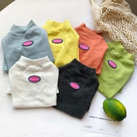 fruit flavor solid color spring and autumn basic base shirt thickening method fighting cat clothes warm teddy dog clothes pets