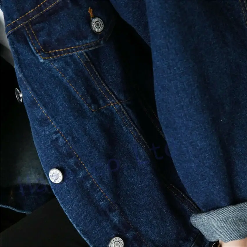 Модная женская джинсовая куртка оверсайз свободного кроя стильное джинсовое