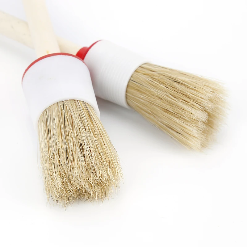 

Natural Boar Hair Cleaning Brushes Auto Detail Tools Products 1Pcs Wheels Dashboard Car Detailing Brush Car-Styling Accessories
