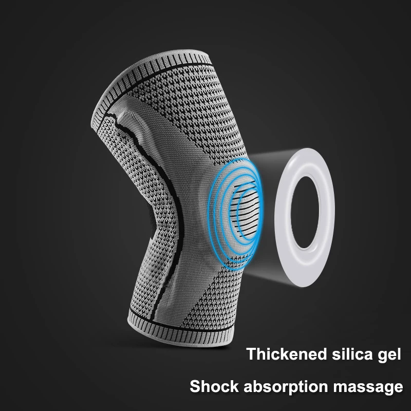 Силиконовые наколенники полноразмерный фиксатор колена средняя поддержка
