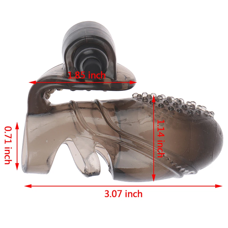 Секс-игрушки фаллоимитатор надеваемый на палец Вибратор для взрослых женщин