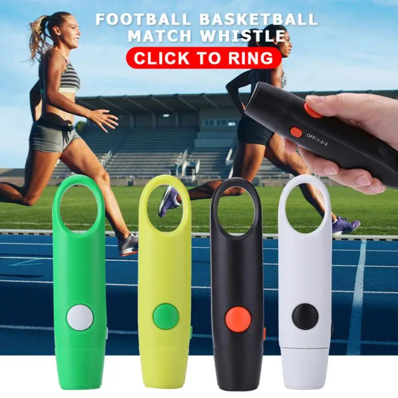 

Practical Electric Whistle Basketball Football Game Referee Training Whistle Battery-Powered Survival Whistle Cheerleading