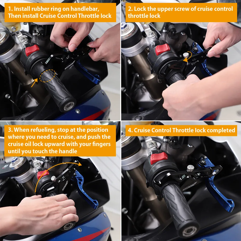 Универсальный держатель круиз контроля с ЧПУ для мотоцикла 27 мм 51 мм|Накладки и