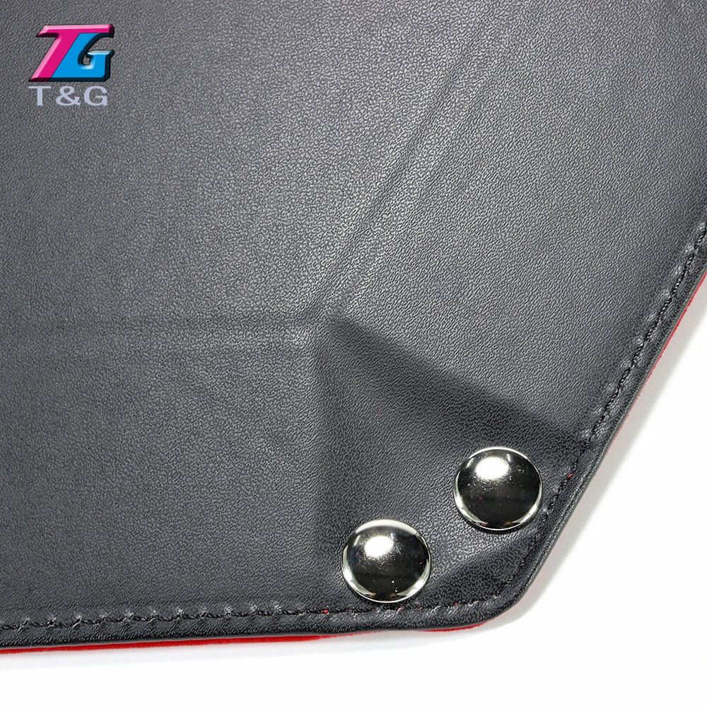 Поднос для костей настольных игр двусторонний деликатный мягкий бархатный