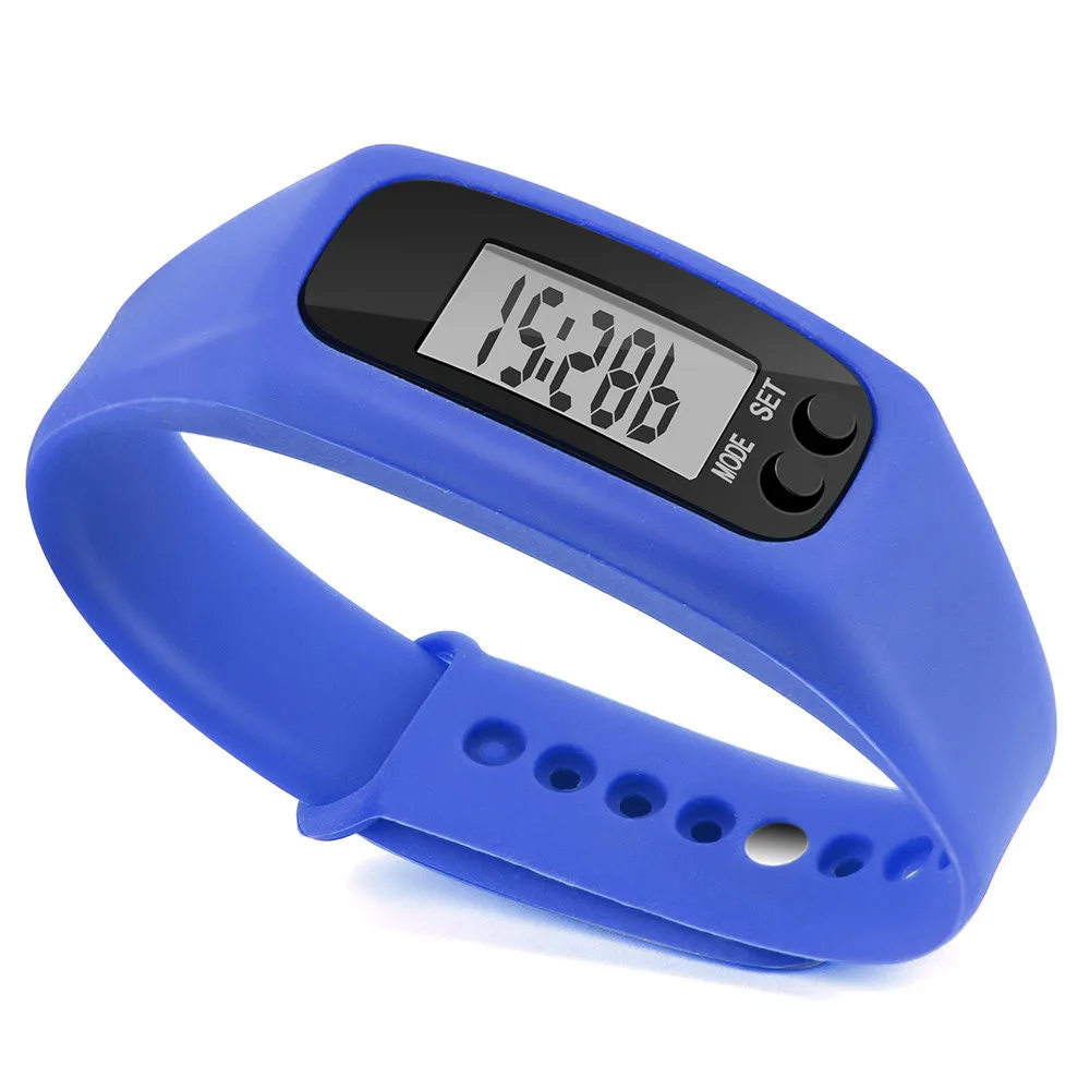 

Clock Relogio Sport Watch Men Digital Watch Run Step Silicone Strap Pedometer Calorie Counter Digital LCD Walking Distance 20*