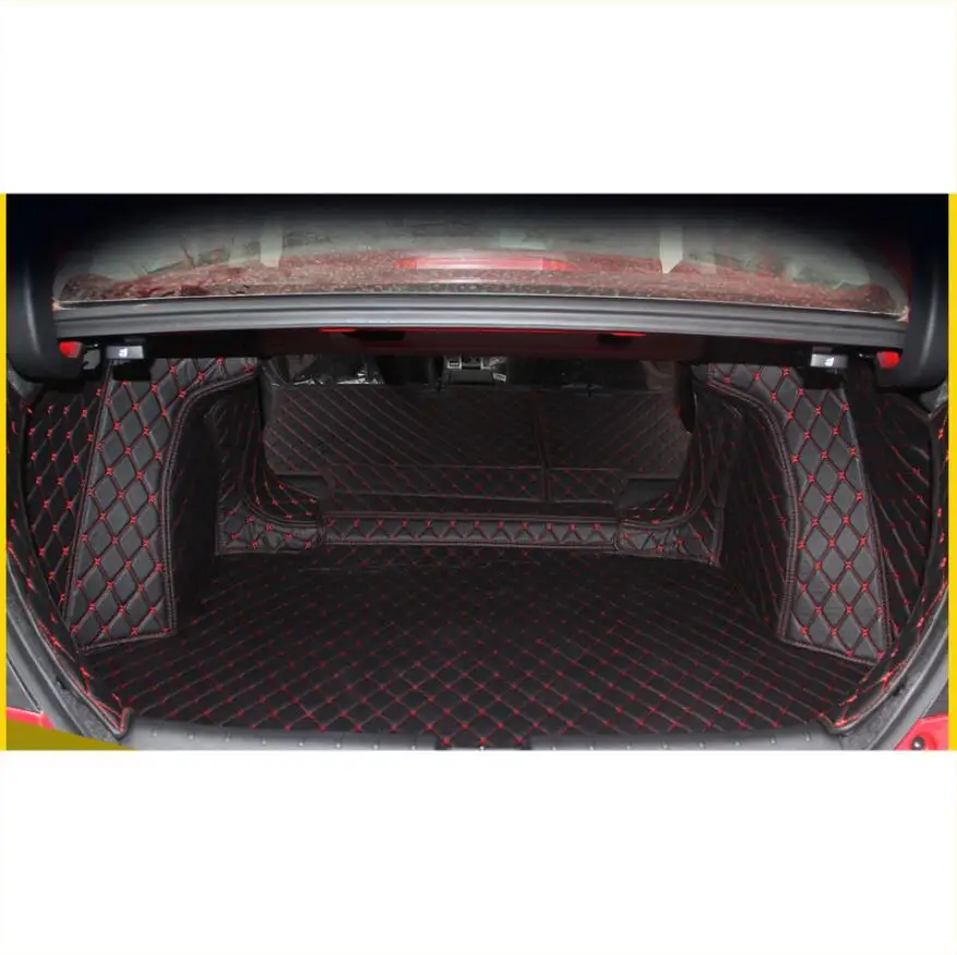 Кожаный коврик для багажника автомобиля подкладка груза Honda Civic 2016 2017 2018 2019 2020 10